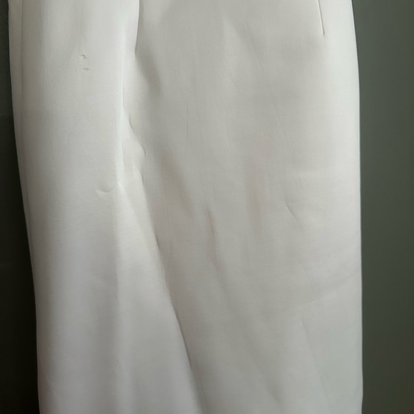 ASOS Maeve Sculpted Off Shoulder Statement Dress in Ivory US 8 - Picture 6 of 16